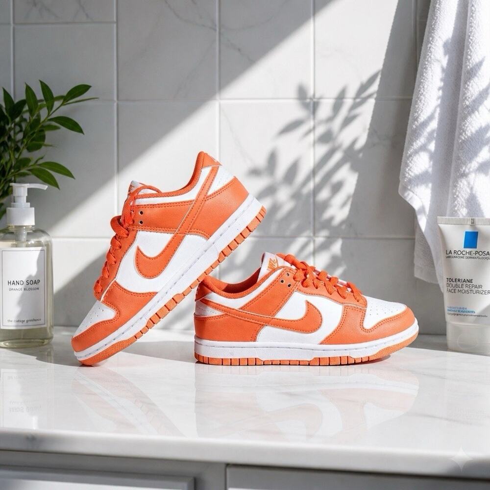 Womens 2024 Nike Dunk Low Next Nature “Light Wild Mango” Size 5 women